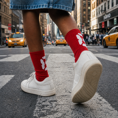CREW SOCKS - RED