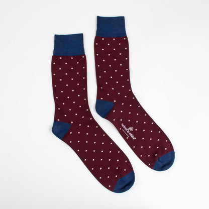 Royal Polka Dots